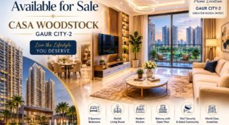 2 bhk for sale in Casa Woodstock Gaur City-2 Greater Noida West