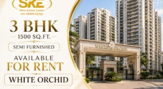 3 bhk Semi Furnished for Rent in White Orchid Gaur City-2 Greater Noida West