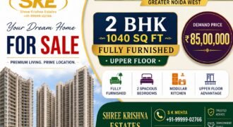 Luxurious 2 BHK Fully Furnished Apartment for Sale in 14th Avenue, Gaur City-2, Noida Extension