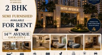 Semi Furnished 2 bhk for Rent in Gaur City – 2 Greater Noida West