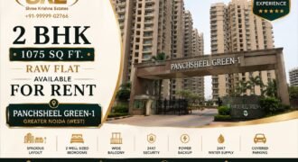 Ultra-Luxury 2 BHK Raw Flat for Rent in Panchsheel Green-1, Noida Extension