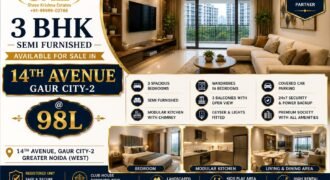 3 BHK For Sale in 14th Avenue Gaur City-2 Greater Noida West