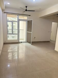 2 BHK plus Study flat for sale in 11th Avenue Gaur City 2 living room