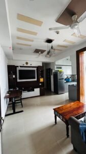 Sunlit pool facing 2 BHK plus study living room with beautiful interior woodwork in Samridhi Grand Avenue Greater Noida West