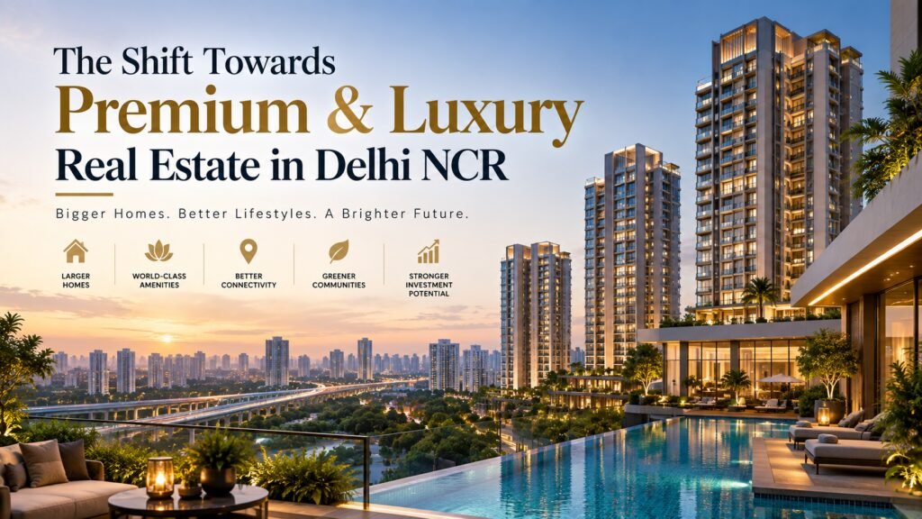 The Shift Towards Premium & Luxury Real Estate in Delhi NCR Premium and luxury real estate projects in Delhi NCR